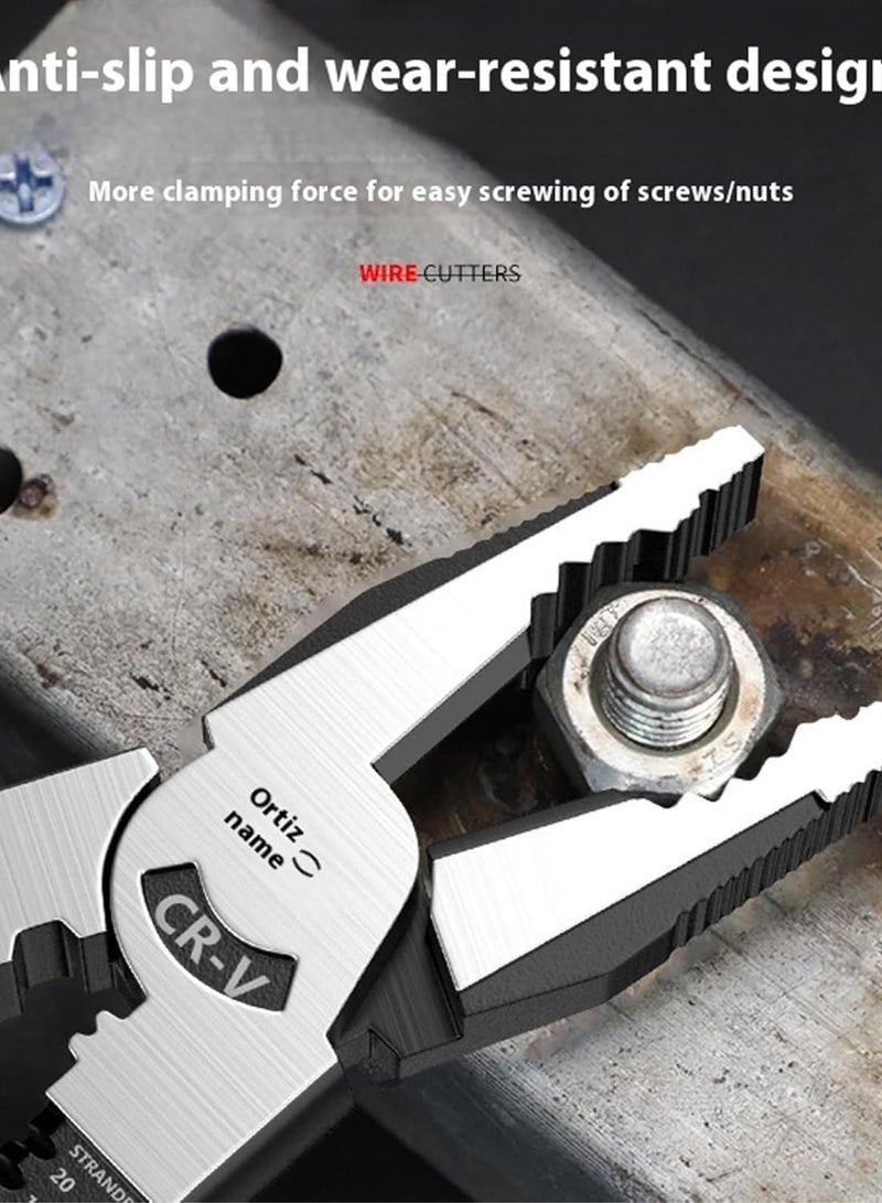 GGOOT Wire Cutter Diagonal Pliers Crimping Pliers Needle Nose Pliers Multifunctional Hardware Hand Tools Electrician - Image 5