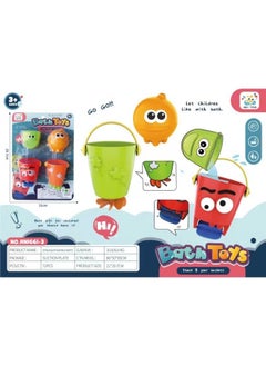 Baby Boy Girl Bathroom Water Toys Play Water Fishing Track Turn Music Trembles The Same-Color:Water Spinning Cup (HN1661-3)