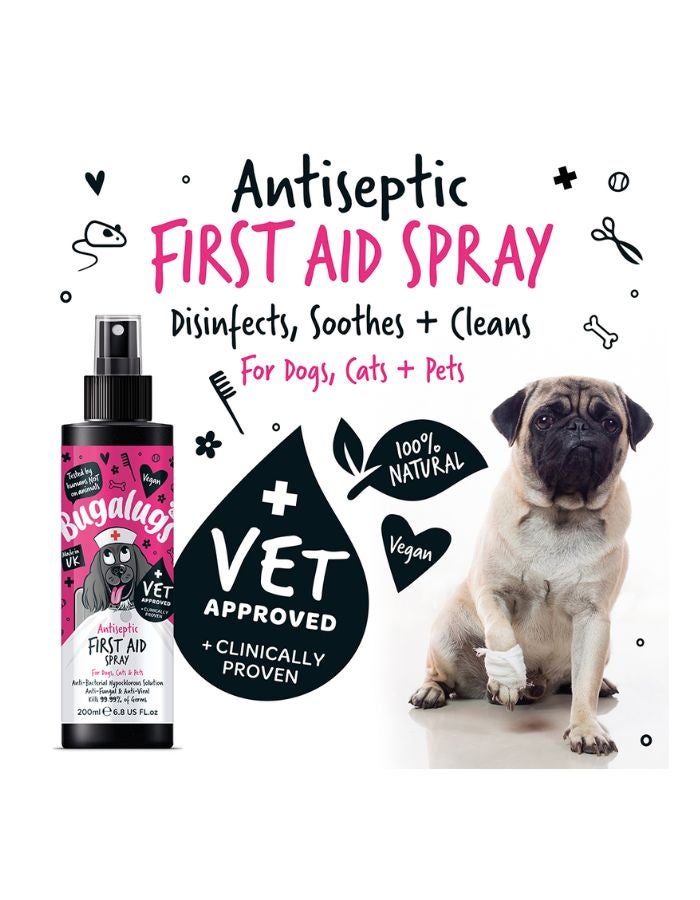 Bugalugs Antiseptic First Aid Spray 200ml (6.8 fl oz) - Image 3