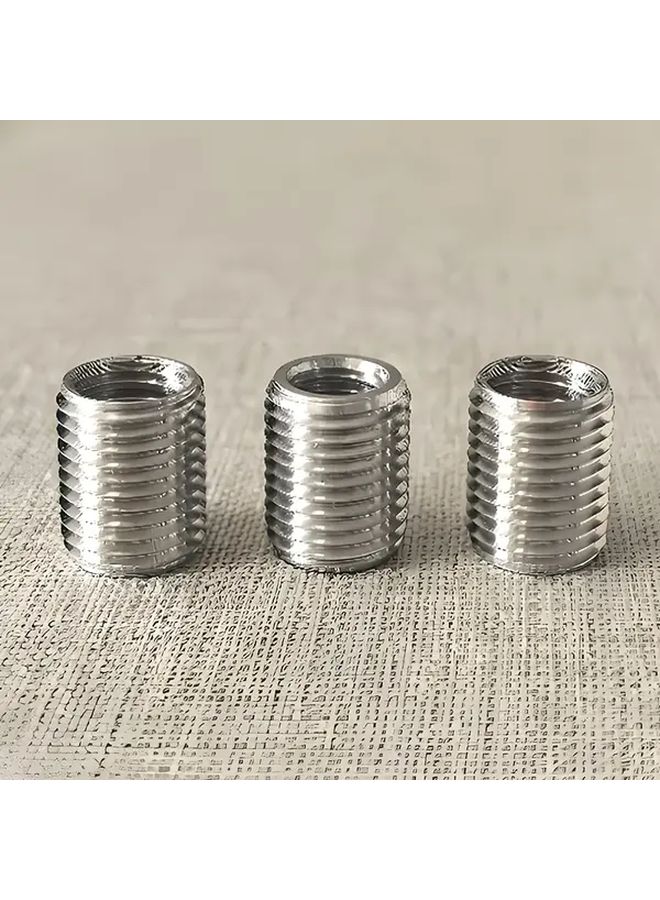 Jdm Racing Aluminum Shift Knob Adapter M8x1 25 M10x1 25 M10x1 5 Automotive Thread Gear Shifter Converter Compatible With Automotive Modification 3pcs Silvery Undone Surface Finish - Image 5