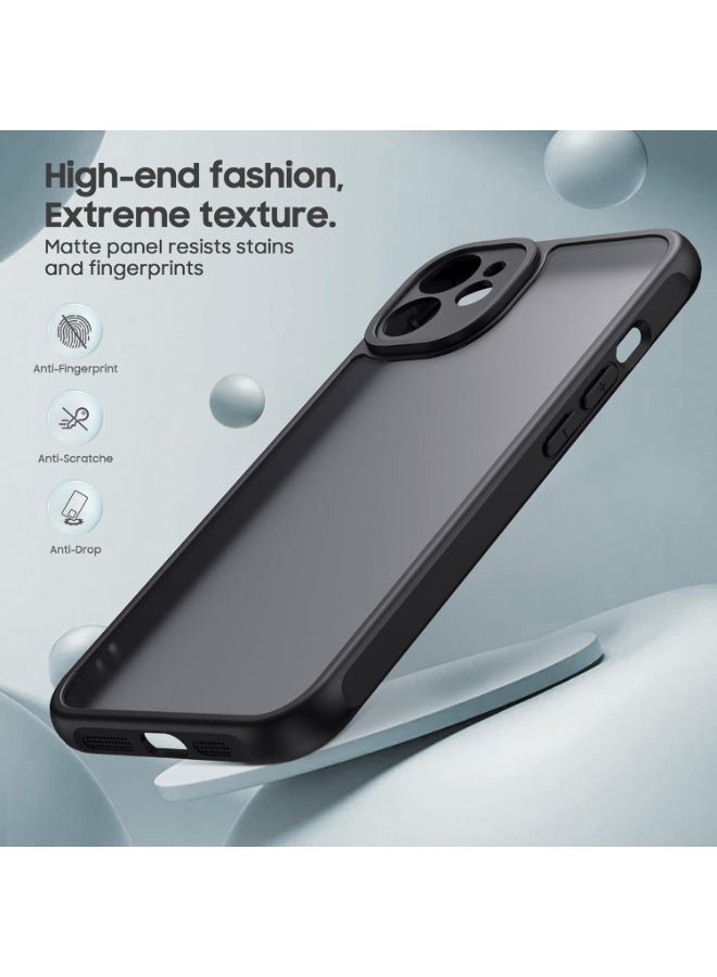 جراب حمايه اسود مط غير لامع ومقاوم للصدمات متوافق مع Iphone 11 (أسود ) - Image 4
