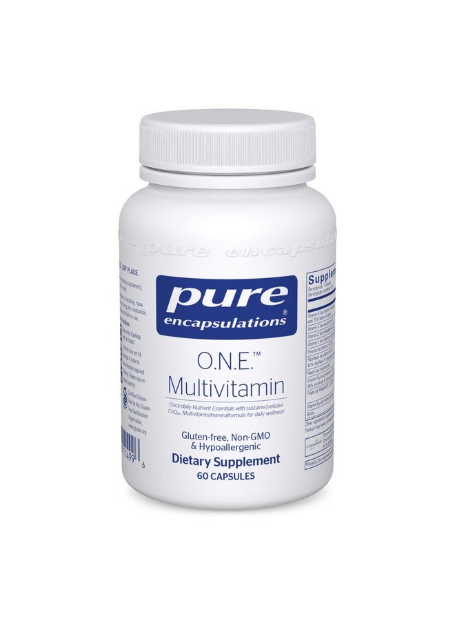 Pure Encapsulations فيتامينات متعددة من O.N.E؛ فيتامينات متعددة تؤخذ مرة واحدة يوميًا مع مركب مضاد للأكسدة Metafolin Coq10 ولوتين لدعم الوظيفة الإدراكية للرؤية وصحة الخلايا*؛ 60 كبسولة - Image 1