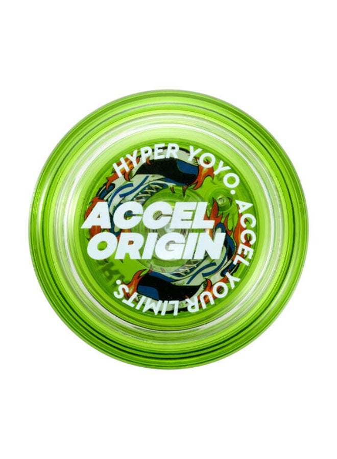 Bandai Hyper Yoyo Accel Lime Green | Yo-yo with High-Speed Spins | Gift for Kids & Adults - Image 2