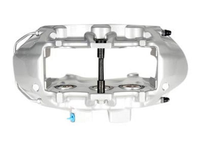 GM Parts 172-2487 Silver Front Driver Side Disc Brake Caliper Assembly With Cadillac V Logo - Image 3