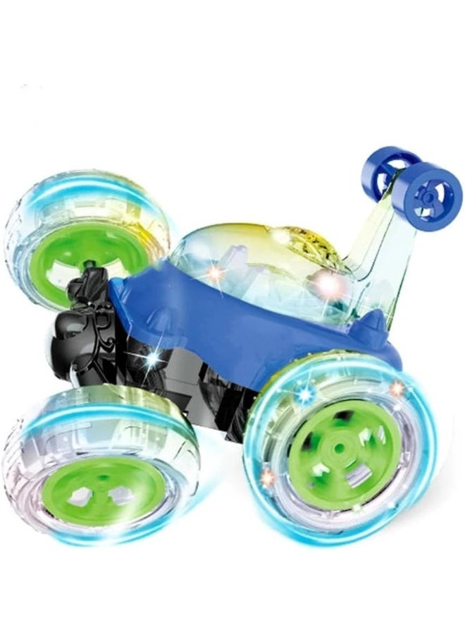 لعبة سيارة VGRASSP القابلة لإعادة الشحن ذات الدوران 360 درجة والتحكم عن بعد والحركات المذهلة للأطفال مع أضواء وامضة ملونة وموسيقى ديناميكية -... - Image 5