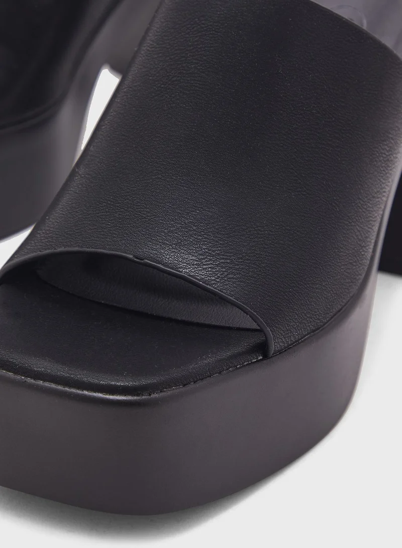 Rubi One Strap Mid Heel Sandals