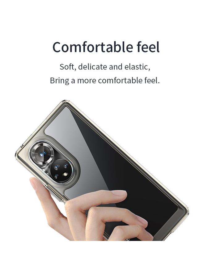 S-TOP Case For Honor 50 Colorful Series Acrylic + TPU Phone Case - Image 5