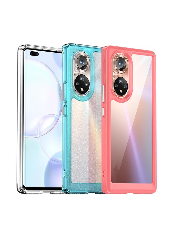 S-TOP Case For Honor 50 Colorful Series Acrylic + TPU Phone Case - Image 4