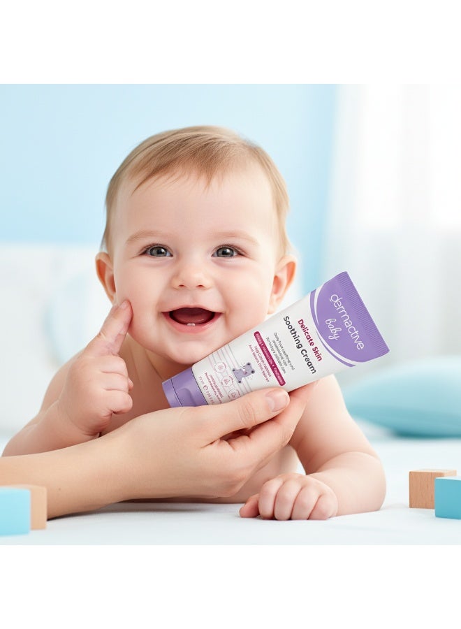 Dermactive Delicate Skin Soothing Cream 75 ml daily face soothing and Moisturizing for baby - Image 3