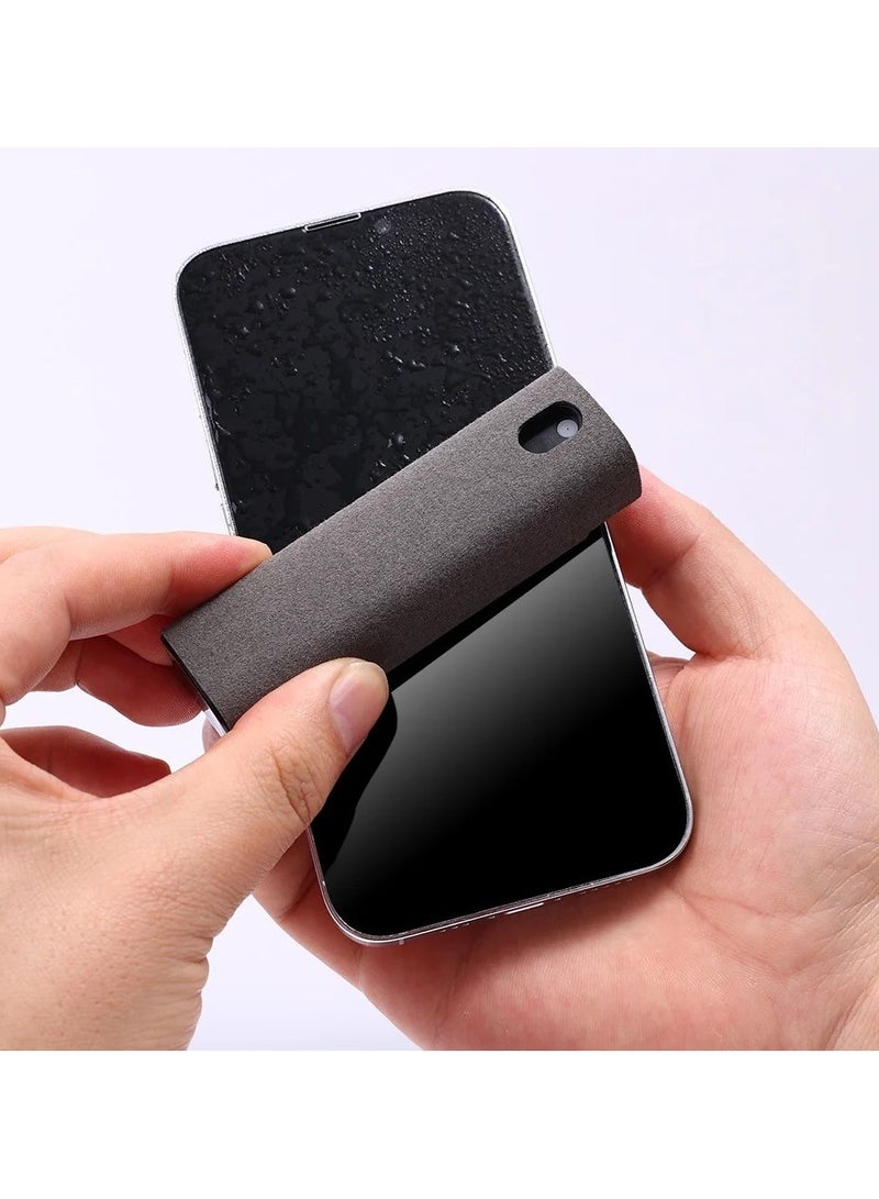 2-in-1 Phone Screen Cleaner Spray & Wipe Tool Dust Remover for Mobile Phones, Monitors, Laptops & LEDs Compact, Refillable & Safe for All Screen Types - Image 1