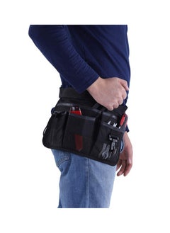 Generic Tool Pockets, Multi Purpose Tool Bag Organizer, Multi Pockets Electrician Tool Pouch Bag, Multi Propose Waist Bag Thicken Belt, Oxford Materials, Waterproof, Multiple Storage Pockets(Black)  - Image 2