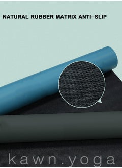 KAWN.YOGA Black Mat. Non-Slip. Strap Included. High Performance Material Exercise Mat Ideal For Hiit, Plates, Yoga And Other Workouts  - Image 4