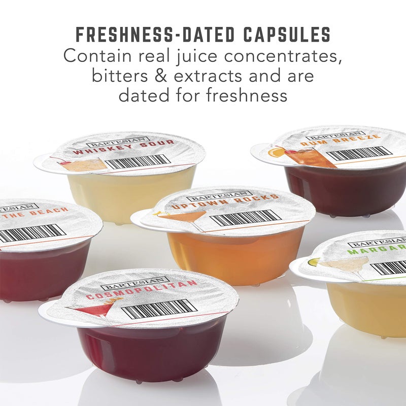 Bartesian The Classic Collection Cocktail Mixer Capsules, Variety Pack of 18 Cocktail Capsules, for Bartesian Premium Cocktail Maker (55401) - Image 5