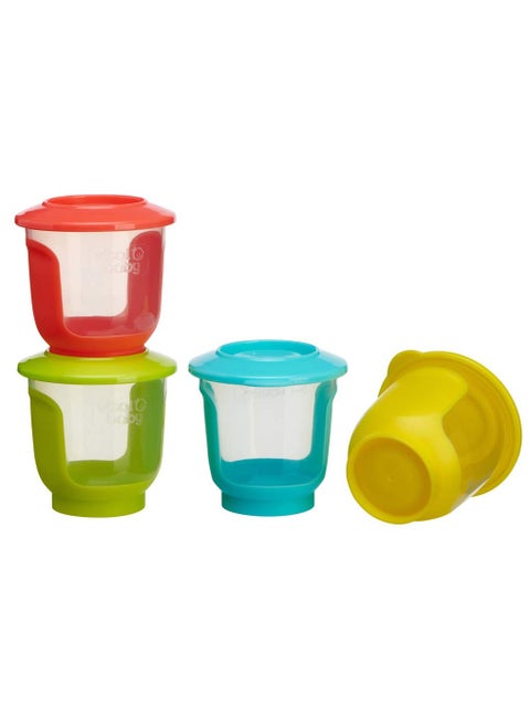 Nourish Store and Wean Pots 4 Pieces 120 Ml