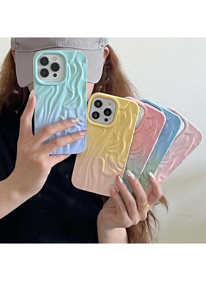 S-TOP Case For iPhone 14 Pro Max Wrinkle Gradient Oily Feel TPU Phone Case - Image 2