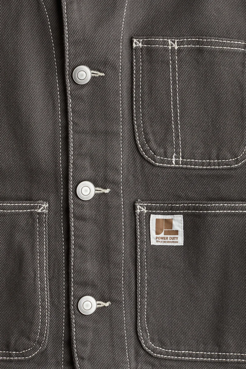 H&M Cotton twill shacket