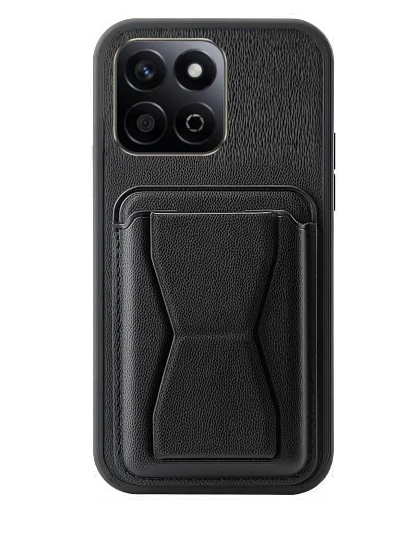 Leather Case Compatible for HONOR X8B Shockproof Leather Back Card Storage & case built-in Stand PU leather for a stylish look, comfortable...
