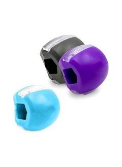 Generic 2 PCS Jawline Fitness Ball Face Jaw Trainer Facial Bite Muscle Chew Device Neck Mandibular Exerciser.  - Image 4