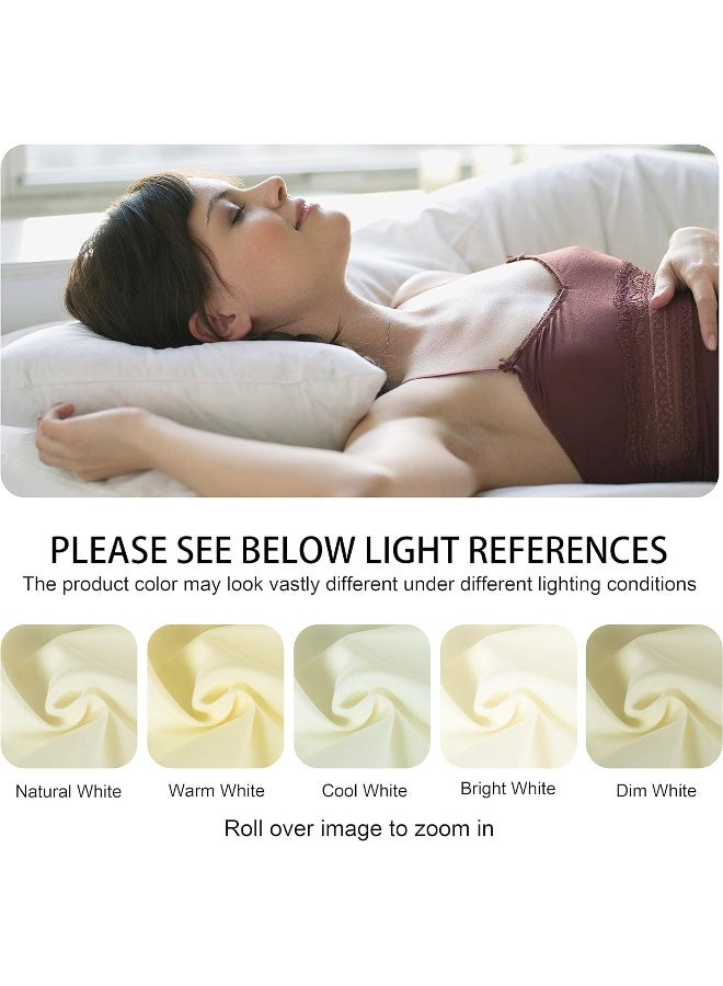 NTBAY Zippered Satin Pillow Cases for Hair and Skin Luxury Standard Hidden Zipper Pillowcases Set of 2 20x26 Inches Coral Pink - Image 4