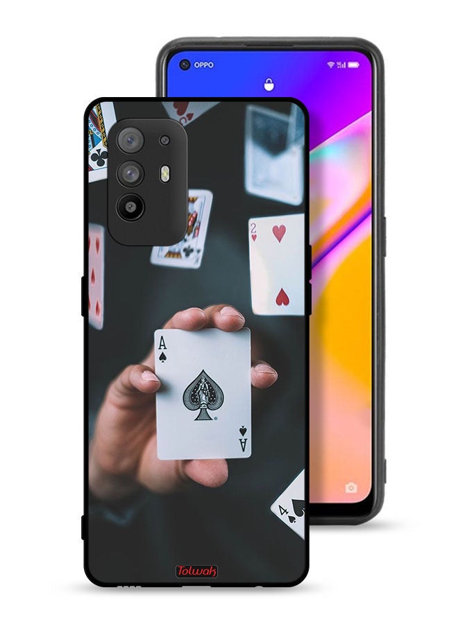 Tolwak Oppo A95 5G Protective Case Cover Cards  - Image 1