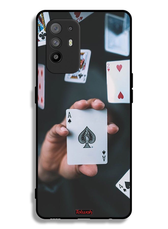 Tolwak Oppo A95 5G Protective Case Cover Cards  - Image 2