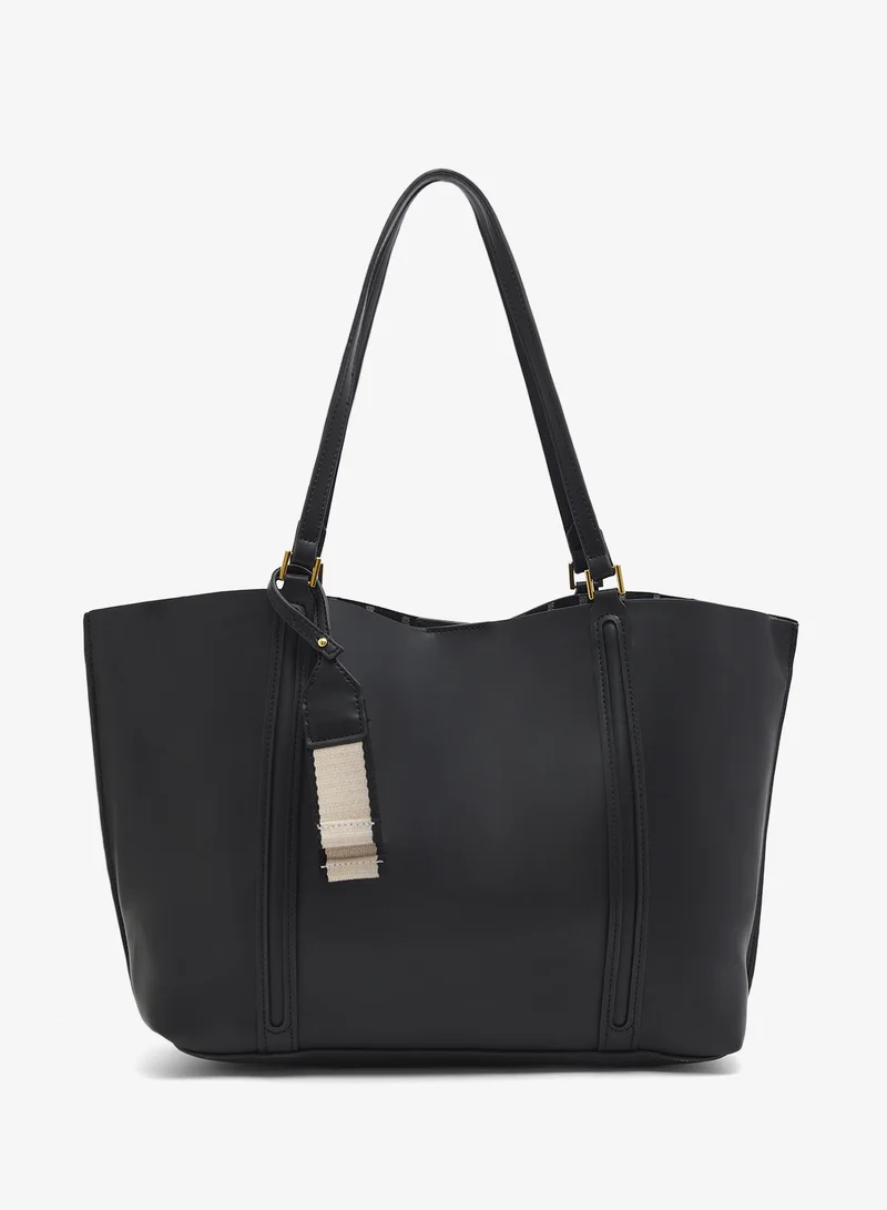 ايلا حقيبة يد منظمة بتفاصيل بطاقة