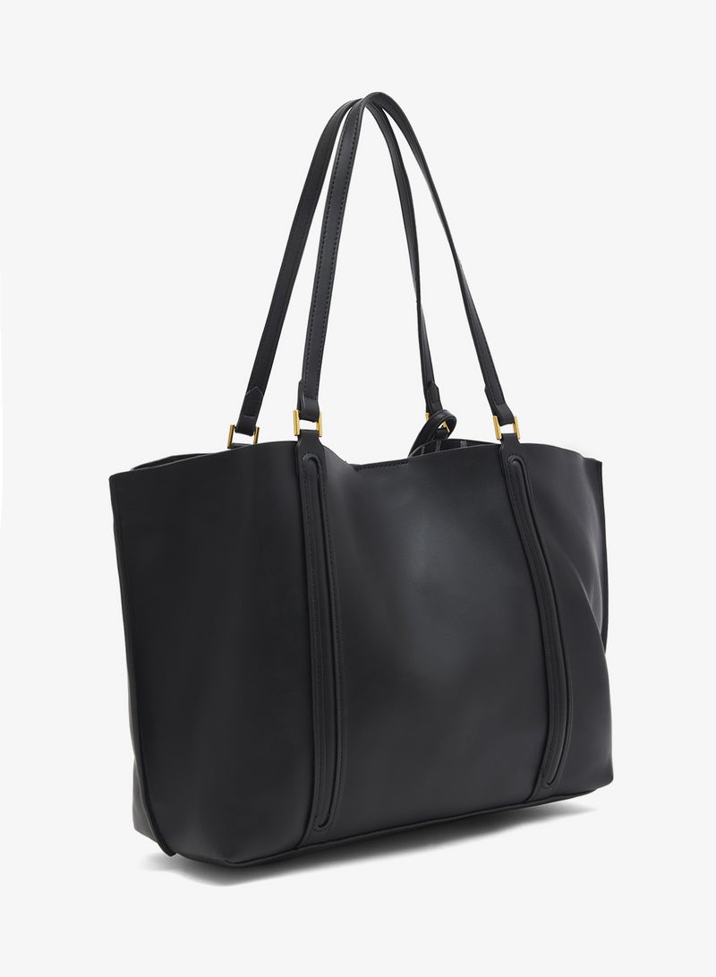 ايلا حقيبة يد منظمة بتفاصيل بطاقة - Image 2