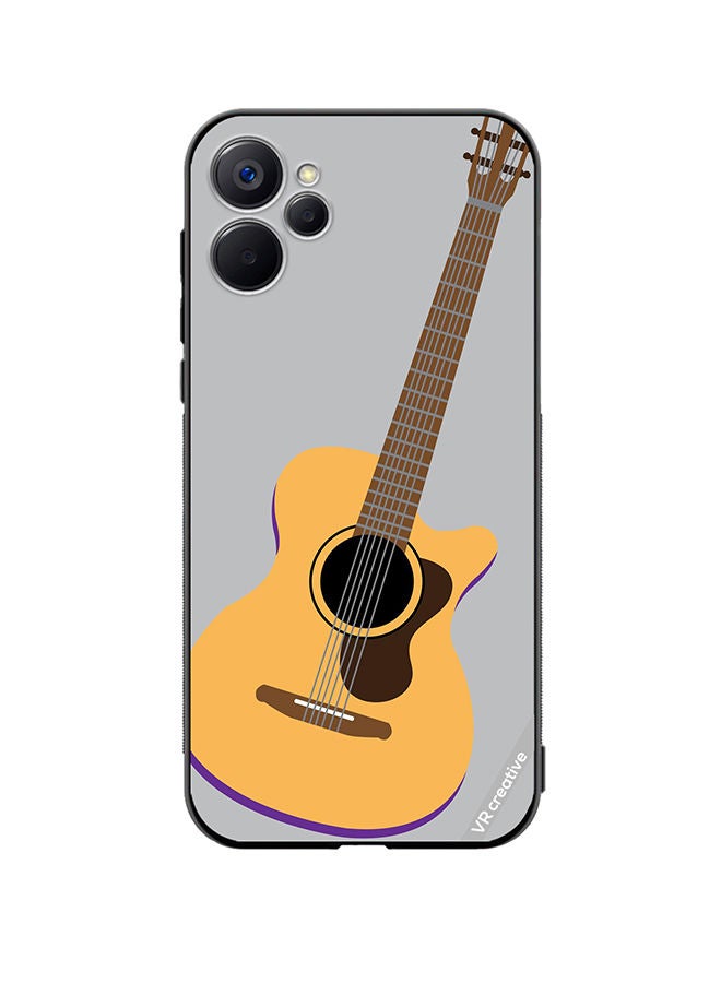 VR CREATIVE Protective Case Cover For Realme 9i 5G Guitar Musical Design Multicolour - Image 1