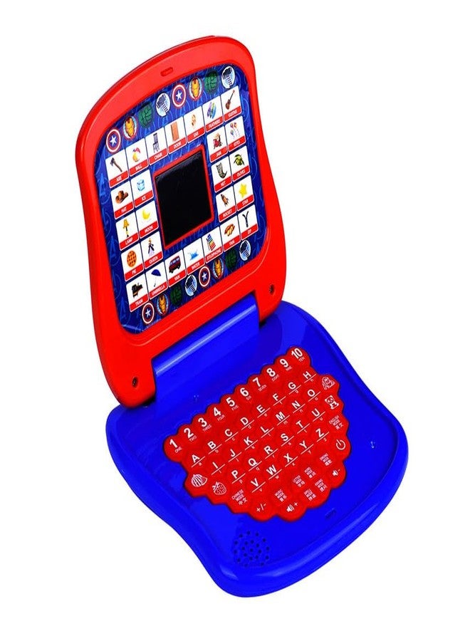 Kriiddaank Marvel Avengers Theme Educational Laptop with Screen for Kids | Fun & Educational Toy for Kids | Safe, Engaging & Interactive Play - Image 1