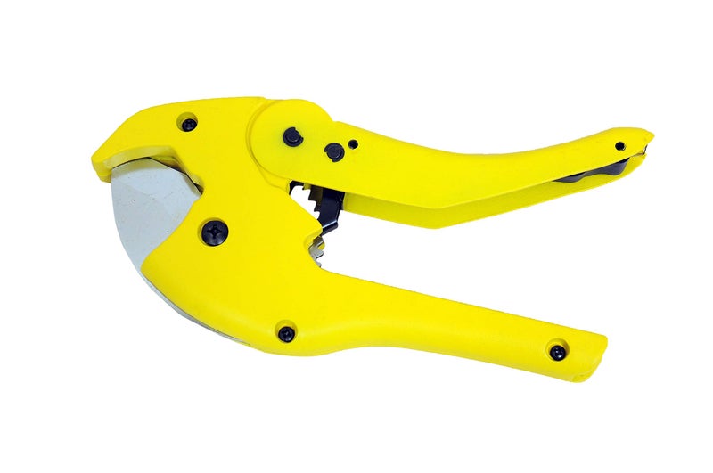 Jon Bhandari Tools Premium Ratchet PVC Pipe Cutter | Heavy Duty Tube Cutter with Heat-Treated Stainless Steel Blade | Cuts PVC, Plastic & Gas Pipes up to 42mm | Lightweight & Safe Locking Design - Image 4