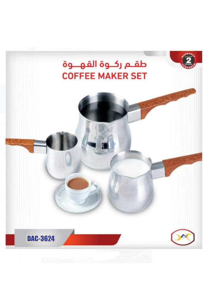 Dac Coffee maker set Silver 