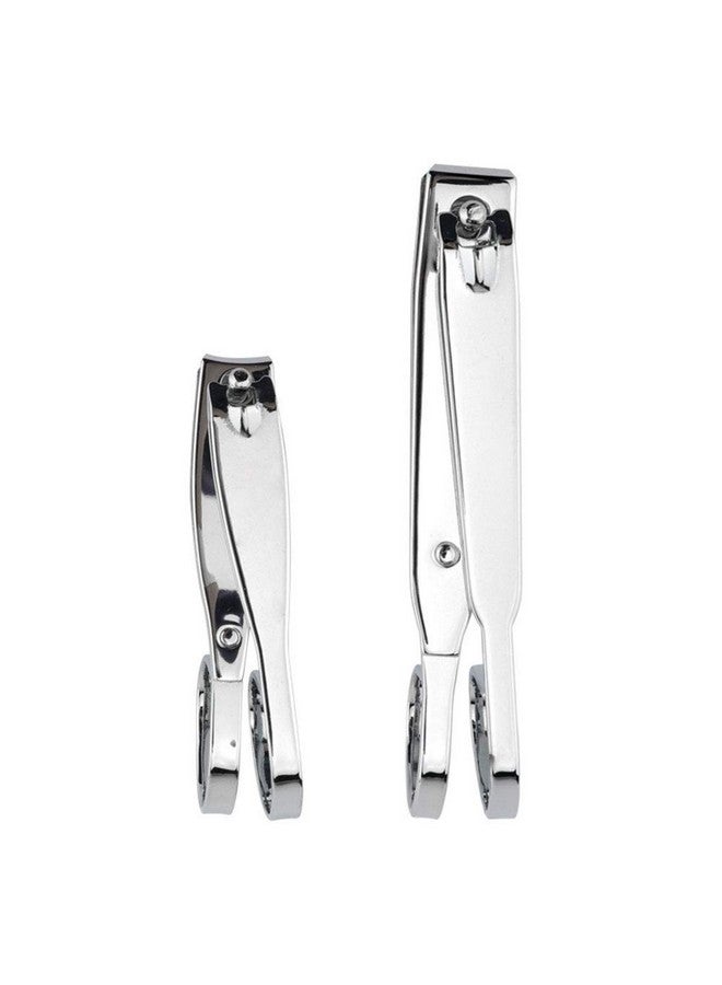 KRISMYA Nail Clippersez Grip Nail Clipper Setcarbon Steel Fingernail And Toenail Clippers For Seniors Long Handle With Metal Case For Women And Man Set Of 2 (Small And Large) - Image 3