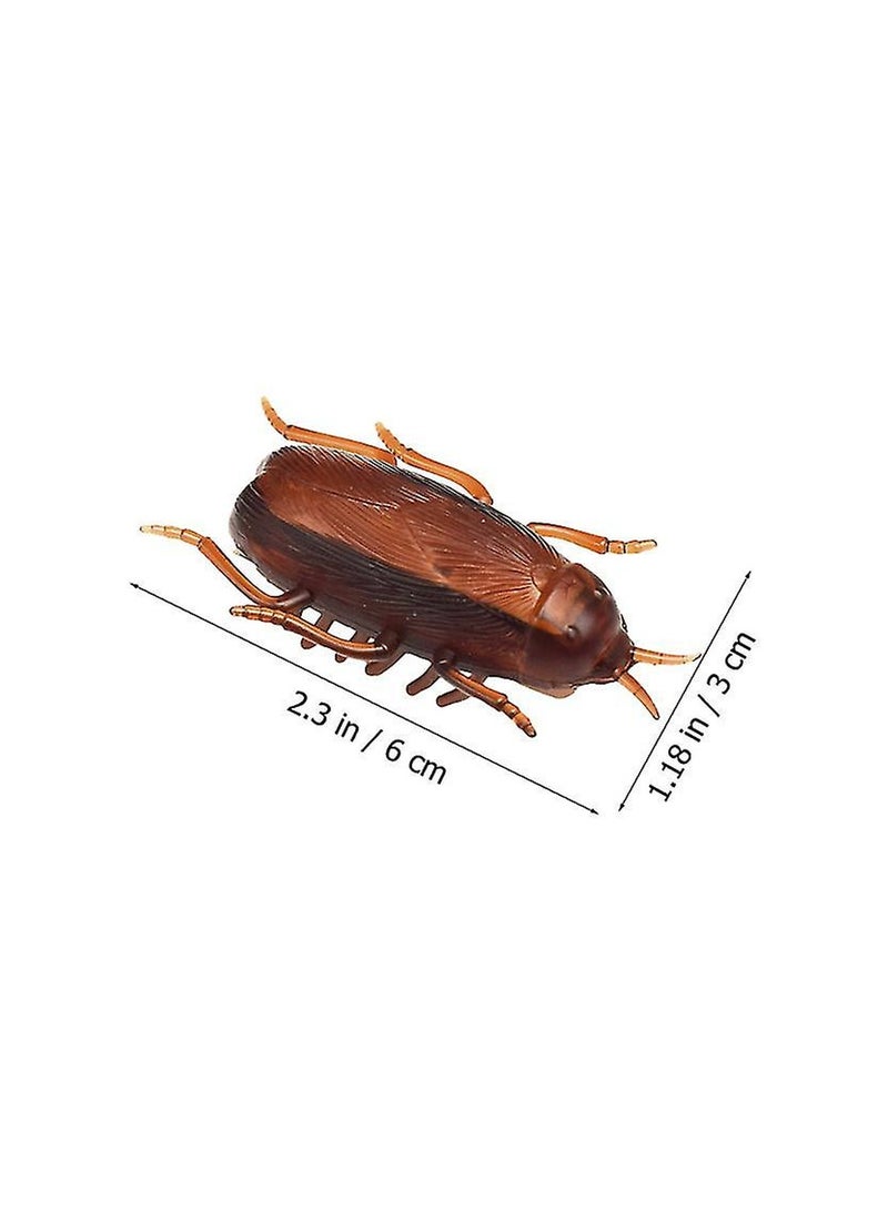 6Pcs Realistic Electric Crawling Cockroach Prank Props  - Image 2
