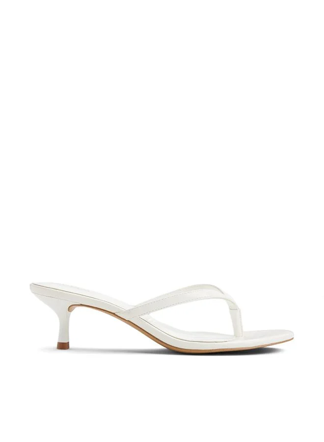 Lift Ladies White Heeled Sandals