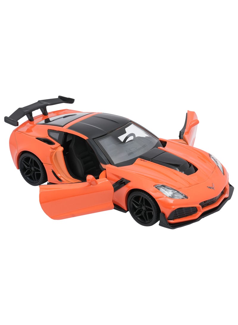 MOTORMAX 2019 Chevrolet Corvette ZR1 Die-Cast Model Car 1:24 Scale | Officially Licensed American Sports Car Collectible | Opening Doors, Detailed Interior & Free-Wheeling Die-Cast Toy - Image 3