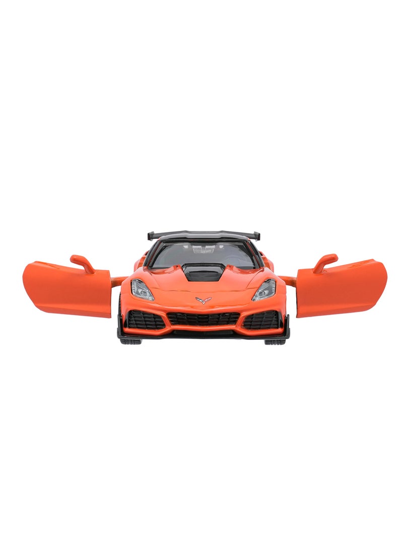 MOTORMAX 2019 Chevrolet Corvette ZR1 Die-Cast Model Car 1:24 Scale | Officially Licensed American Sports Car Collectible | Opening Doors, Detailed Interior & Free-Wheeling Die-Cast Toy - Image 5