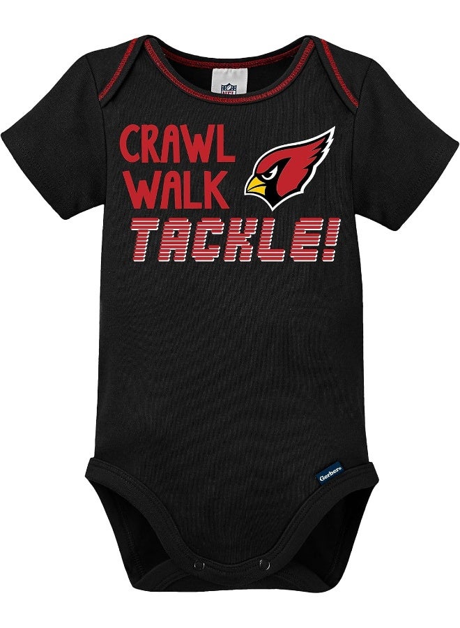 Gerber NFL Baby Boys 3 Pack Short Sleeve Bodysuit  - Image 2