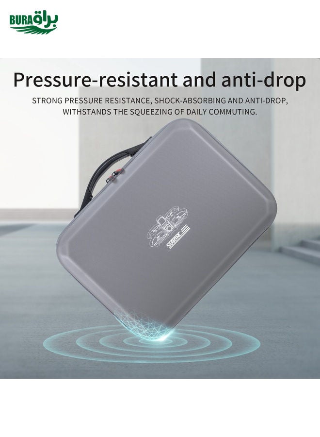 For DJI Avata 2 STARTRC Drone Handbag Messenger Storage Bag (Light Grey)