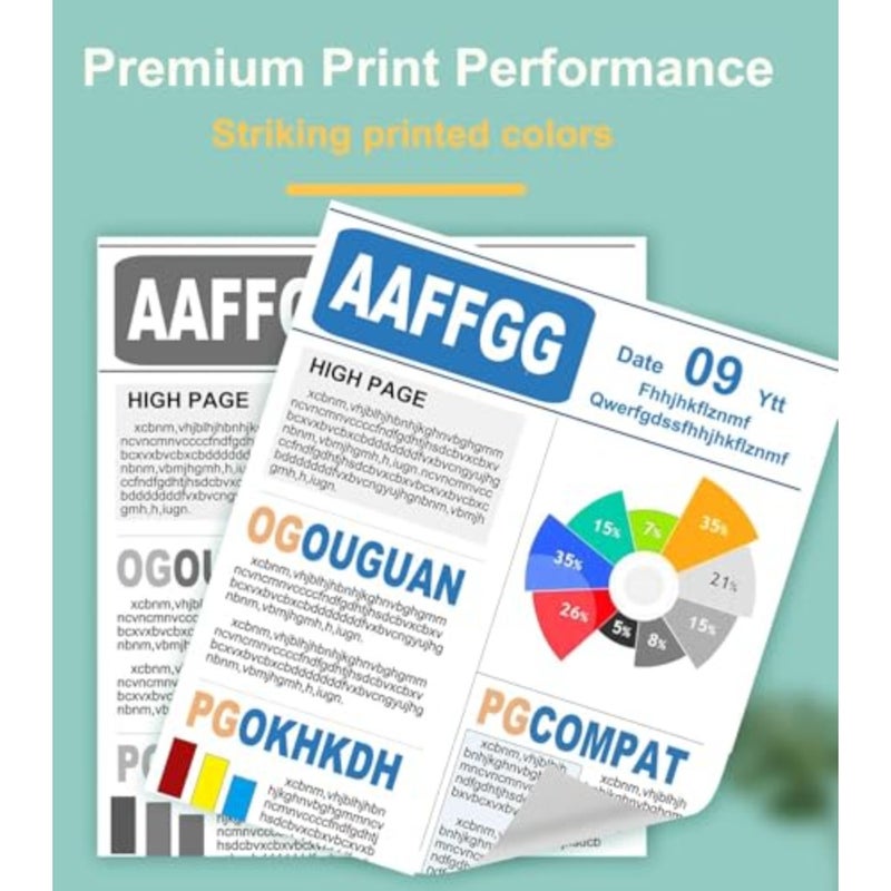 4 عبوات 207A 207X مع خرطوشة حبر رقاقة متعددة الألوان لحبر LaserJet Pro MFP M283fdw M255dw M283fdn M282nw M255nw W2210A W2211A W2212A W2213A - Image 5