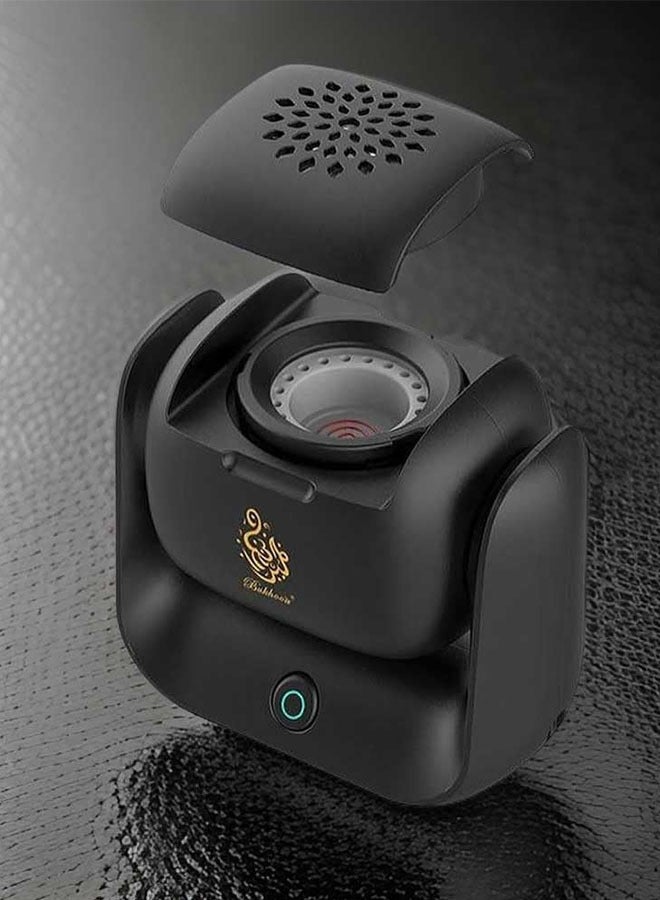 بخون محرك بخور كهربائي دوار بزاوية قابلة للتعديل 90°، مؤشر LED، تسخين بدرجة حرارة عالية تصل إلى 700°C، بطارية قابلة لإعادة الشحن بسعة 1500 مللي أمبير، وشحن سريع من نوع Type-C – مثالي للبخور، المنزل، المكتب، والسيارة - Image 5