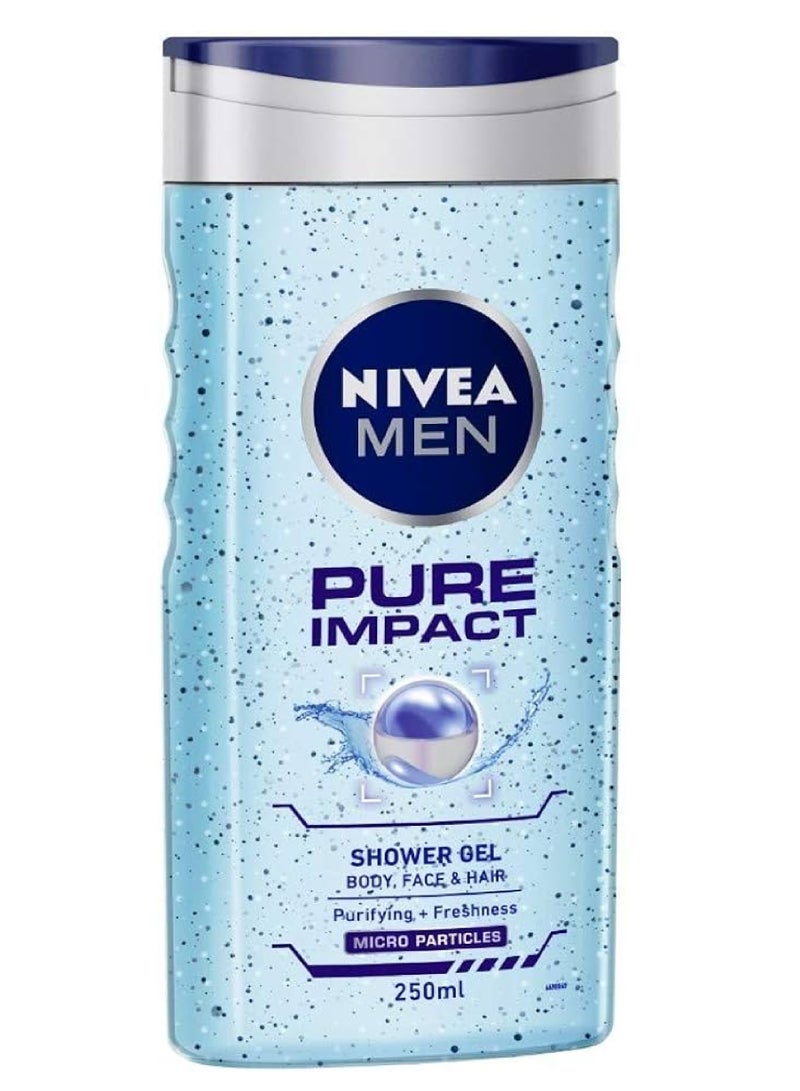 Nivea جل استحمام نيفيا للرجال تأثير نقي 250 مل