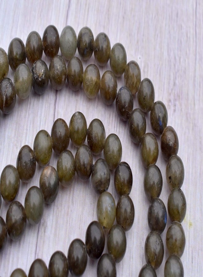 Pyramid Tatva Labradorite Mala - 108 Natural 8mm Beads Jap Mala for Meditation, Reiki, Yoga & Chakra Balancing - Image 3