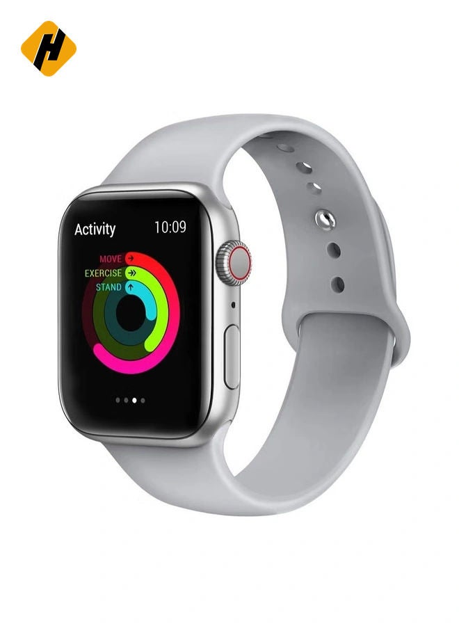 HuHa Apple Watch Band 42mm 44mm,Soft Silicone Fitness Replacement Accessories Straps Wristbands for iWatch Band Series 6/5/4/3/2/1 SE for Women/Men - Image 1