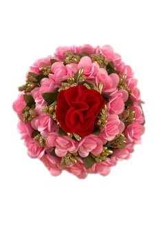 Maahal Maahal Artificial Flower Bridal Juda Bun Hair Acessories Gajra, Pack of 1  - Image 1