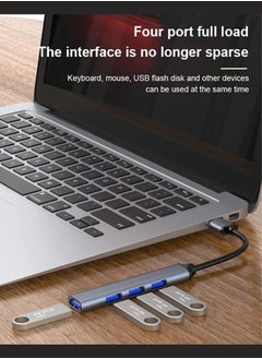 XLT Ultra Slim USB 3.0 Hub with 4 Ports for Laptop Notebook PC Mouse Keyboard  - Image 4