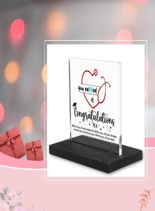 FOKCBOCM Graduation Gifts for Nurses, Nurse Graduation Decor for Her, Nursing School Graduate Gift for Girls, Congratulation Decor for New Registered Medical Staff-DX104 - Image 2