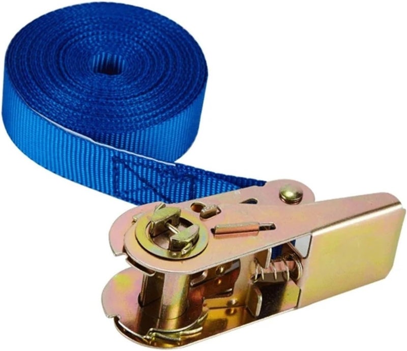 6.56ft Universal Lashing Strap with Ratchet 1000kg(2200lbs) Tensile Force Cargo Tie Down Strap Heavy Duty Roof Rack Strap(8pcs) - Image 3