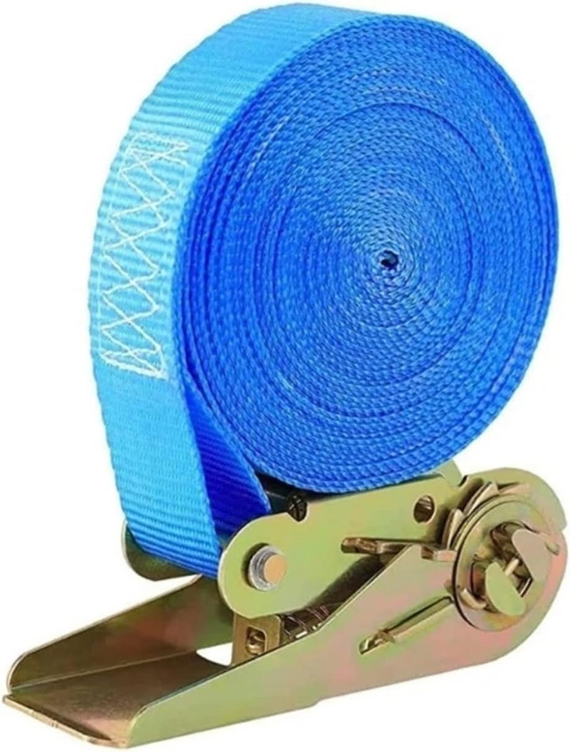 6.56ft Universal Lashing Strap with Ratchet 1000kg(2200lbs) Tensile Force Cargo Tie Down Strap Heavy Duty Roof Rack Strap(8pcs) - Image 1