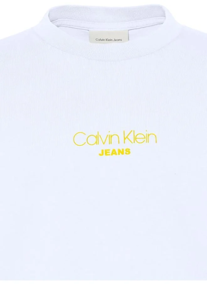 كالفن كلاين جينز Logo Crew Neck T-Shirt
