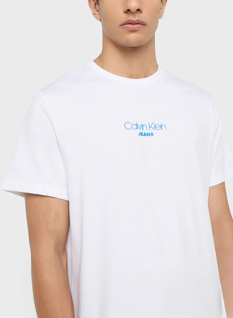 Calvin Klein Jeans Logo Crew Neck T-Shirt